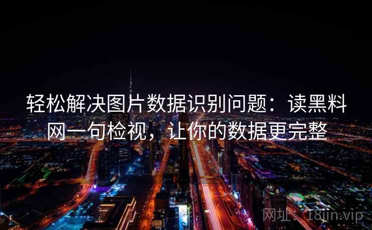 轻松解决图片数据识别问题：读黑料网一句检视，让你的数据更完整